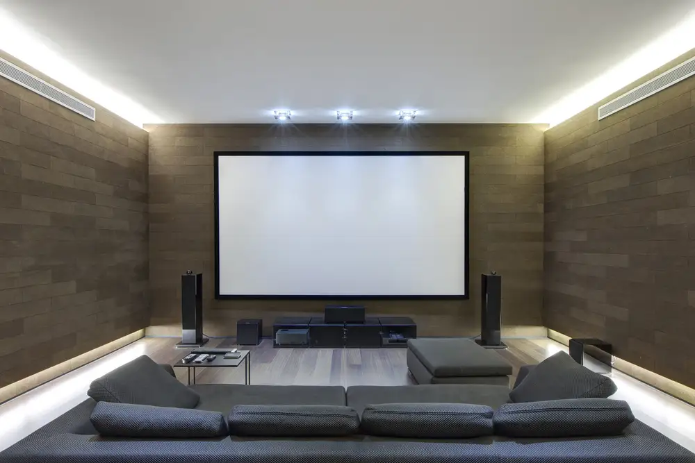 Budget Home Theater Room