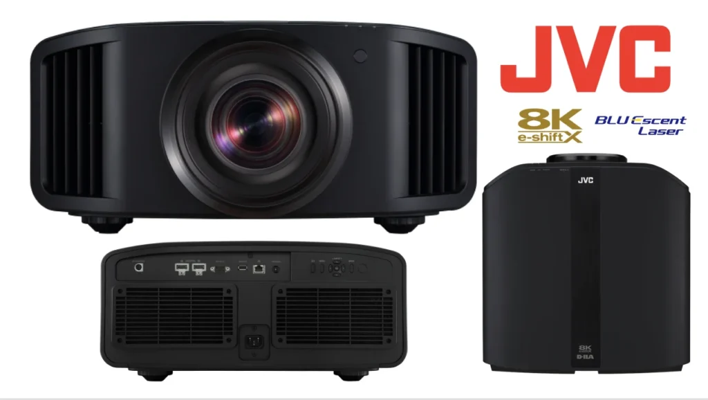 JVC New D ILA BLU Escent Laser Home Cinema 8K Projectors