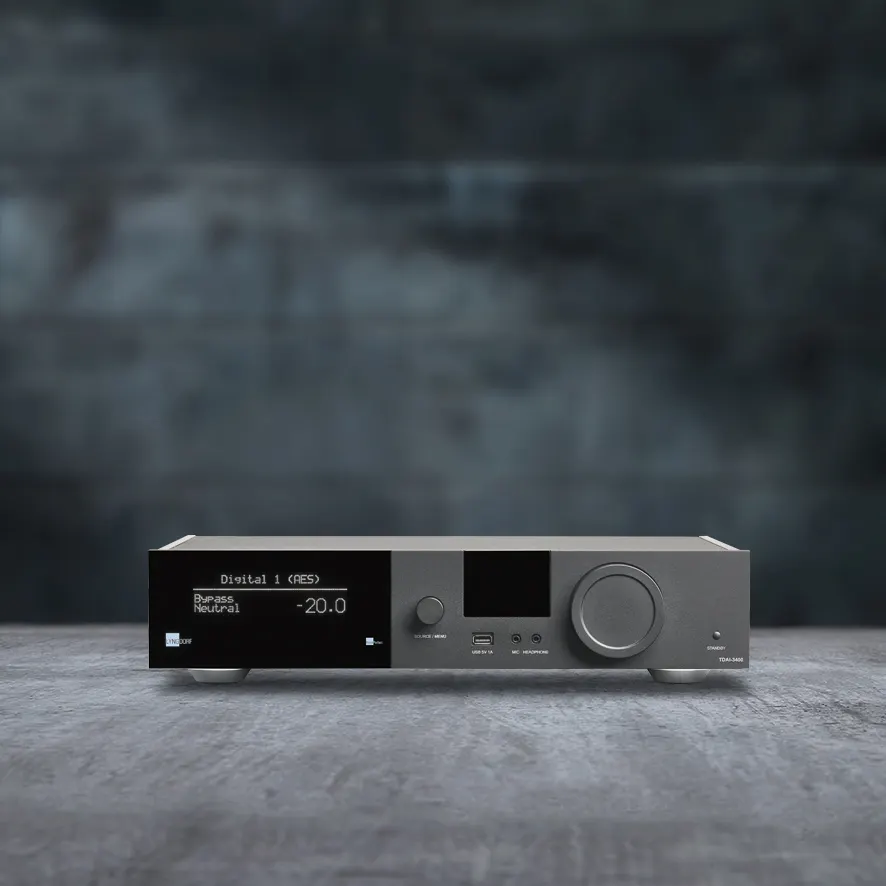 Lyngdorf TDAI-3400 Integrated Amplifier and Audio Processor with Streaming