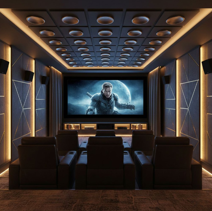 In today’s world of luxury living, a home theatre is no longer just about having a big screen and powerful speakers. True cinematic excellence comes from precision engineering, immersive