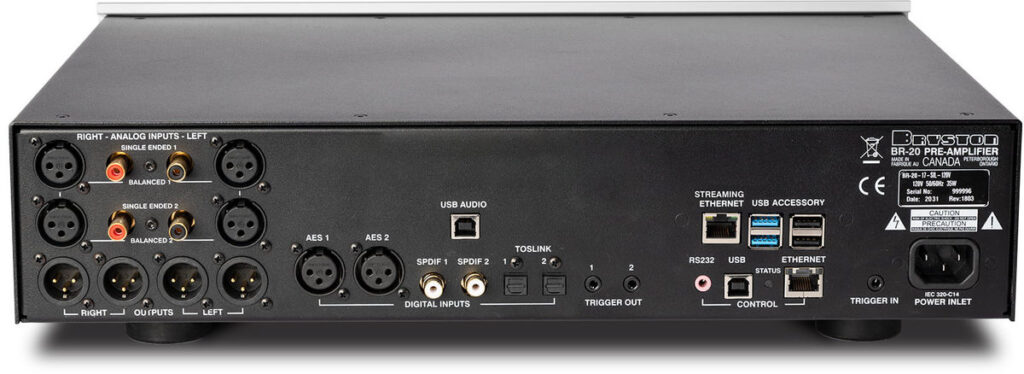 Bryston BR 20 Reference Specs for Discerning Listeners