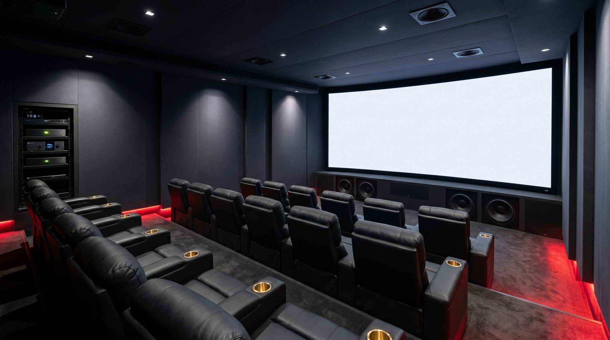 15 seat Dolby Atmos private cinema Juhu Mumbai JBL Synthesis by Sound Innovators