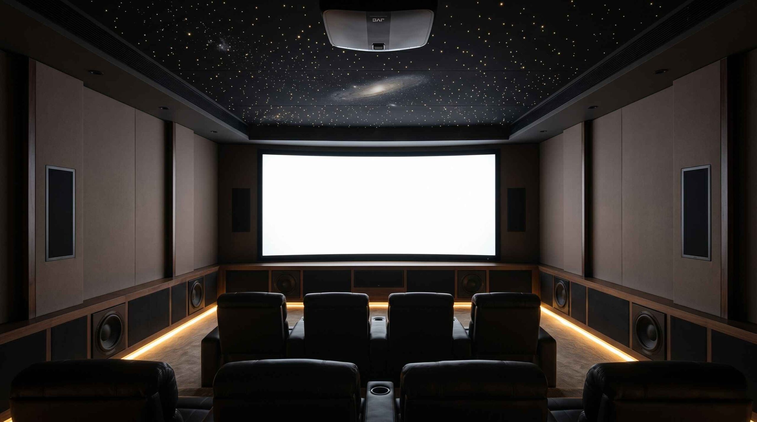 300 inch curved screen private cinema Bhatinda Punjab by Sound Innovators