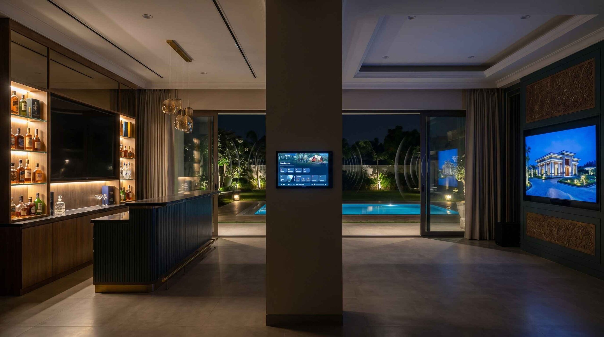 7 crore luxury villa AV integration Bhatinda Punjab Crestron by Sound Innovators
