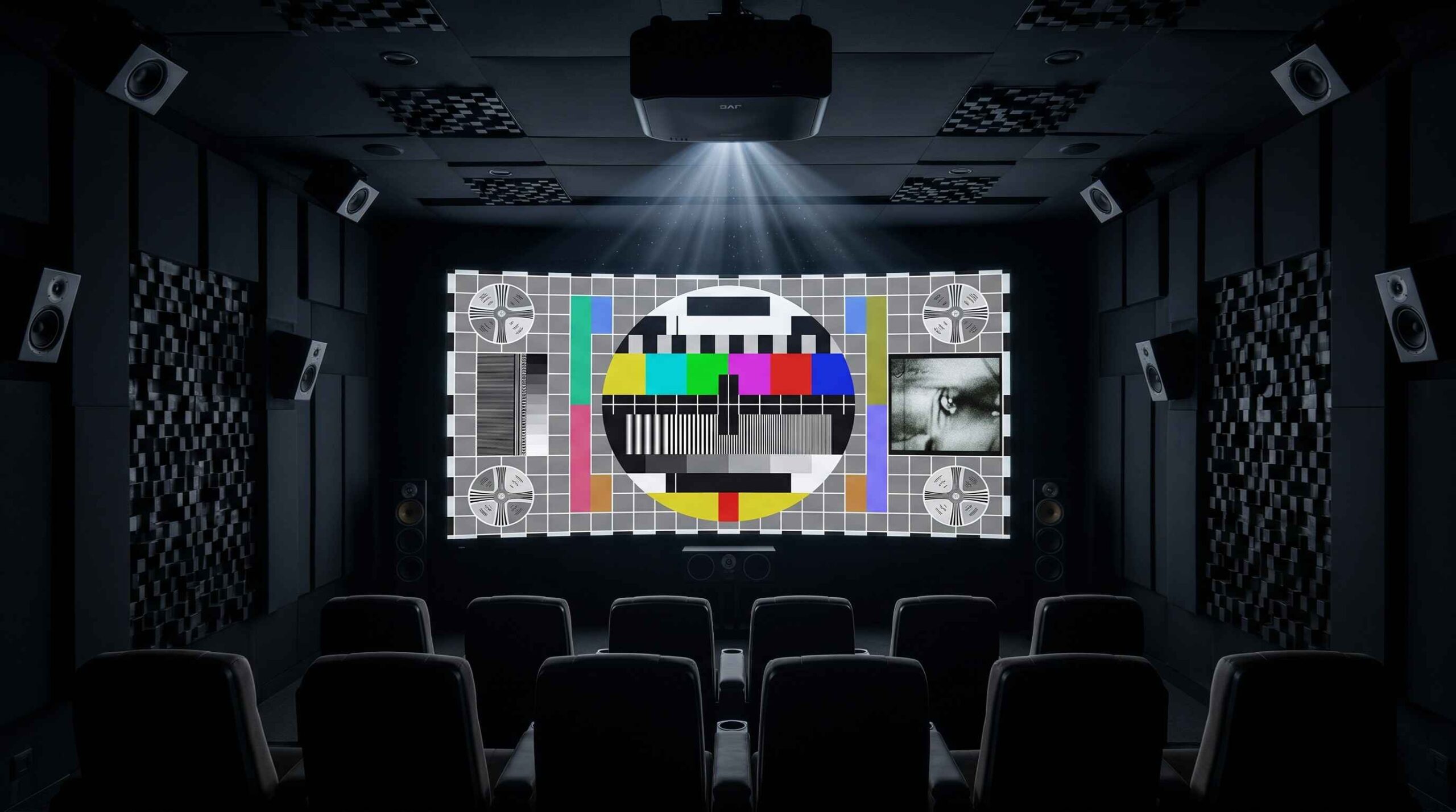 8 seat reference screening room Dolby Atmos Pune by Sound Innovators