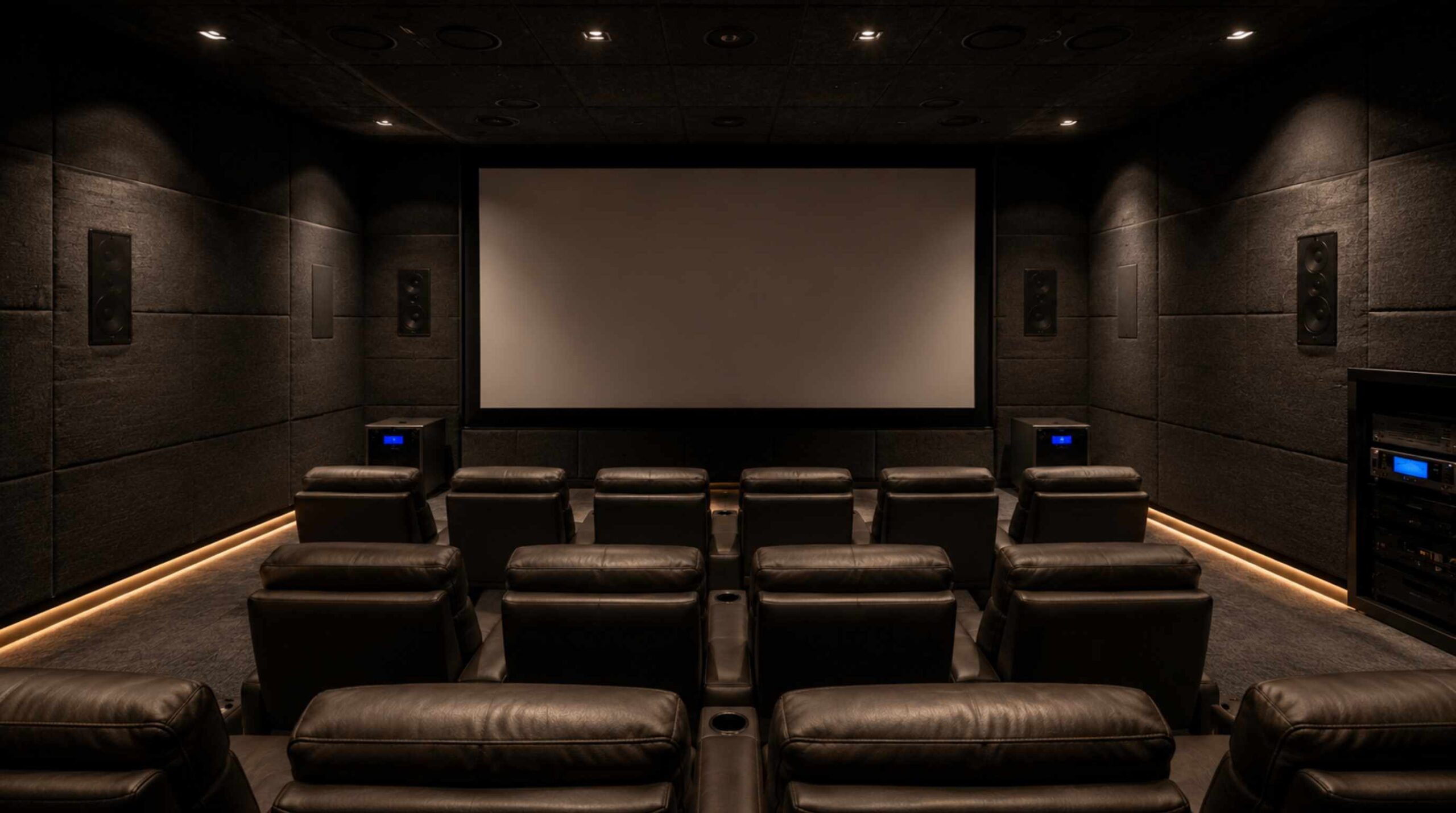 ASCENDO 12 seat Dolby Atmos private theatre Barshi Maharashtra by Sound Innovators