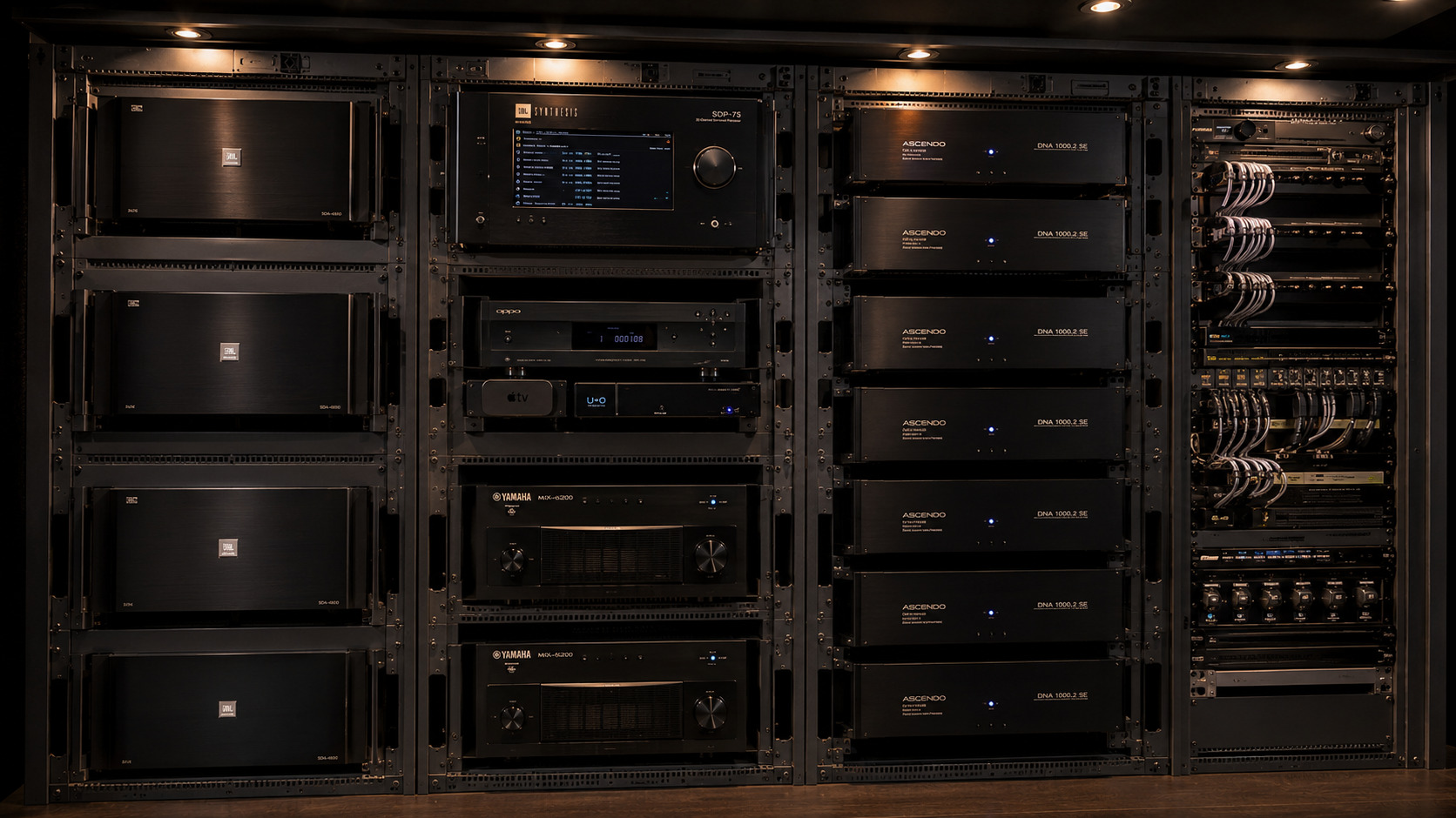 Ascendo DNA JBL Synthesis power rack Hampi Karnataka private cinema by Sound Innovators