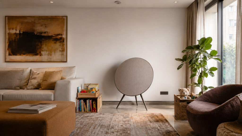 Bang Olufsen A9 Gen2 family room Peddar Road duplex Mumbai Crestron by Sound Innovators