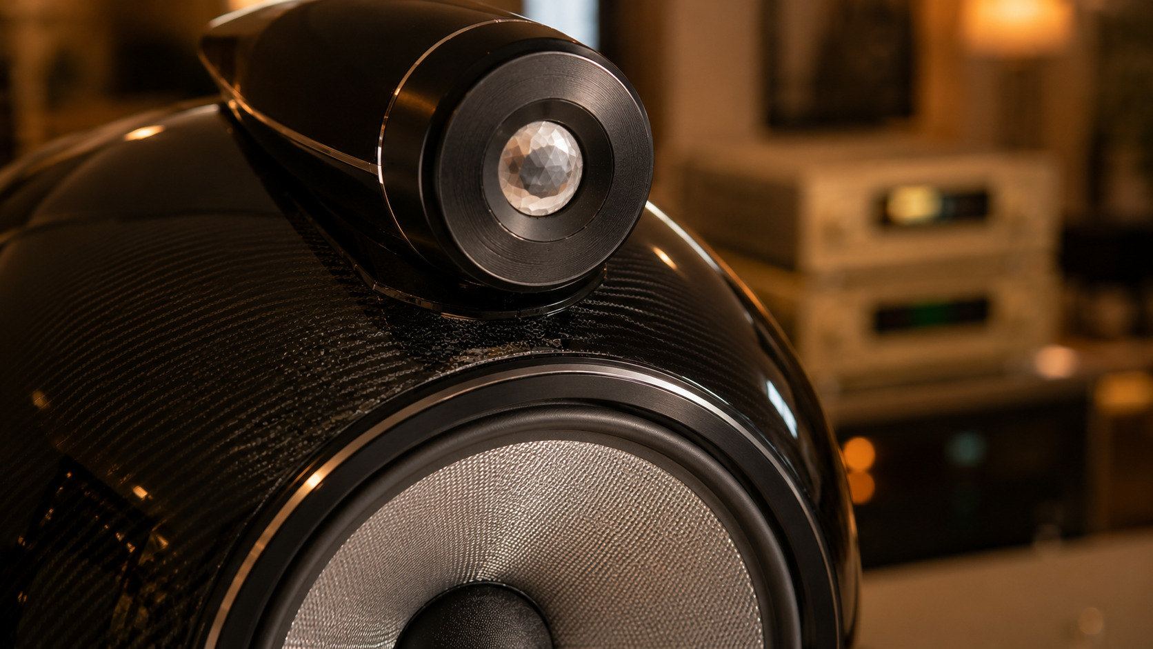 Bowers Wilkins 803 D3 diamond tweeter detail Thane HiFi Accuphase by Sound Innovators