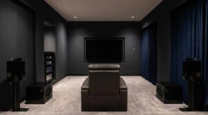 Bowers and Wilkins Nautilus 5.2 ultra-luxury home theatre in Juhu Mumbai by Sound Innovators