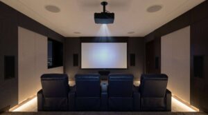 Dolby Atmos home cinema installation in a Baner Pune apartment by Sound Innovators