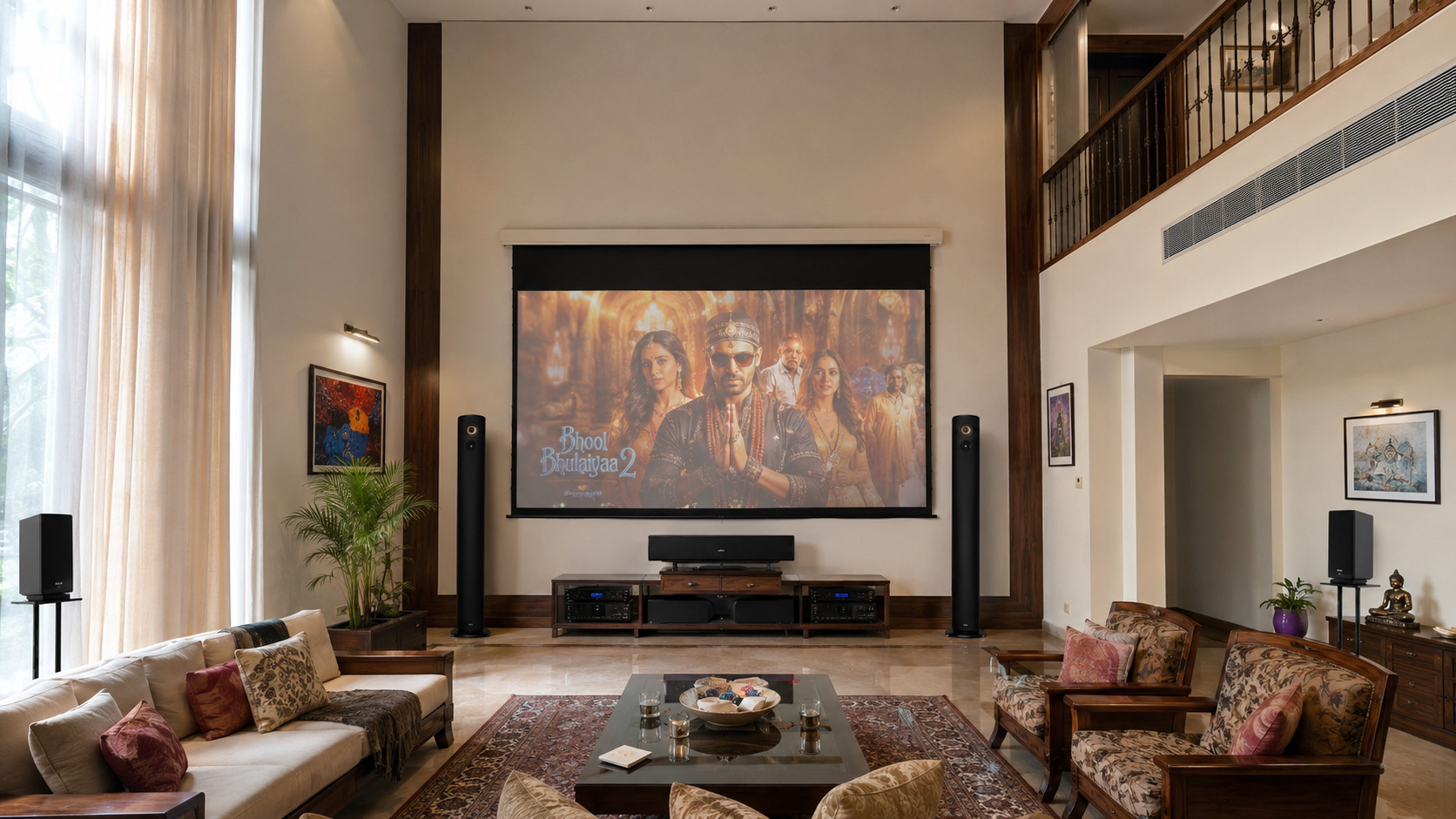 GoldenEar Triton One 9.2.4 Dolby Atmos living room Chandigarh Punjab by Sound Innovators