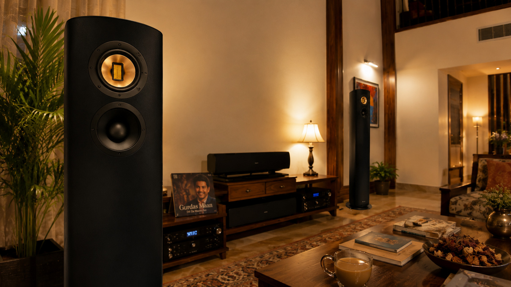 GoldenEar Triton One HVFR tweeter Hindi Punjabi music Chandigarh evening by Sound Innovators