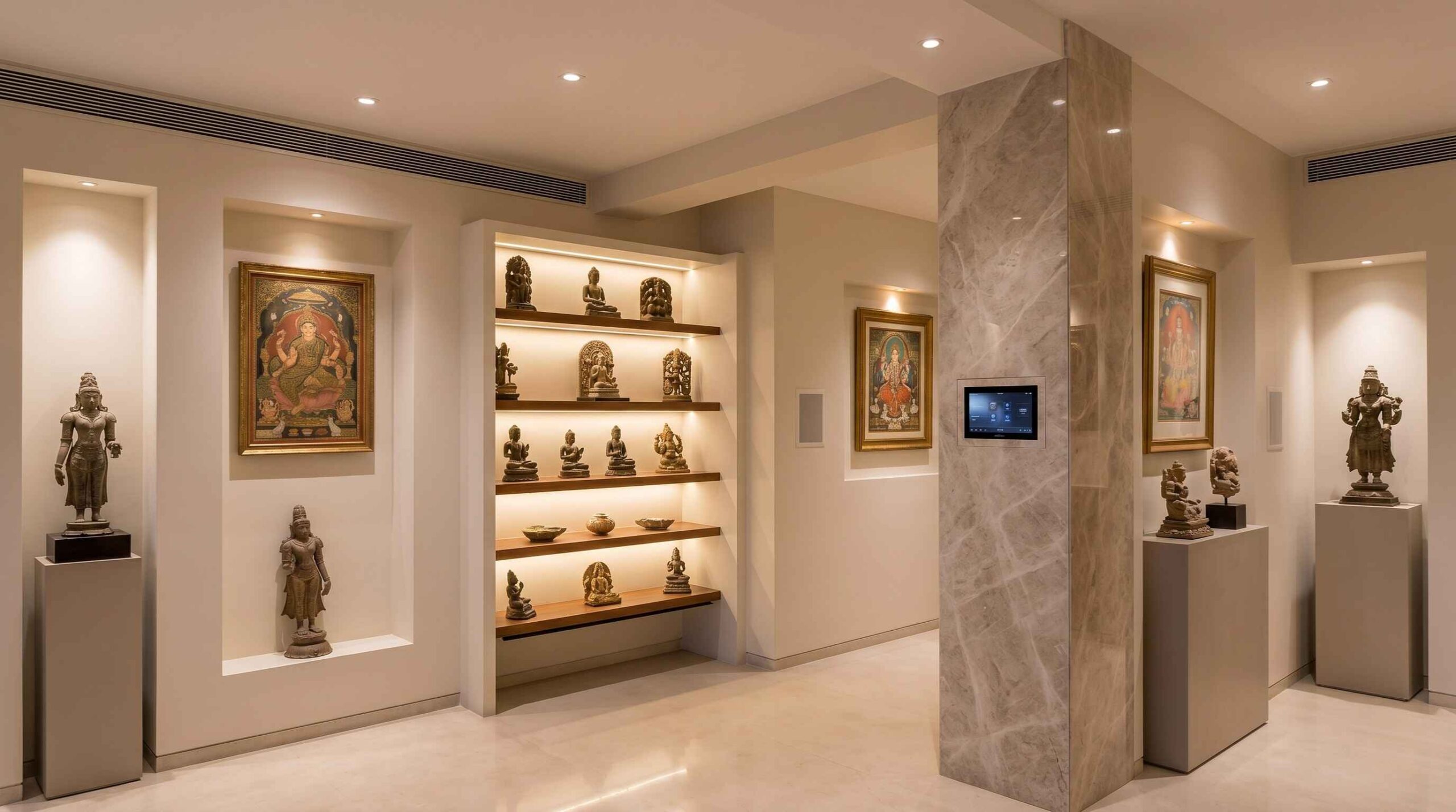 Invisible AV system collectors home Chembur Mumbai by Sound Innovators