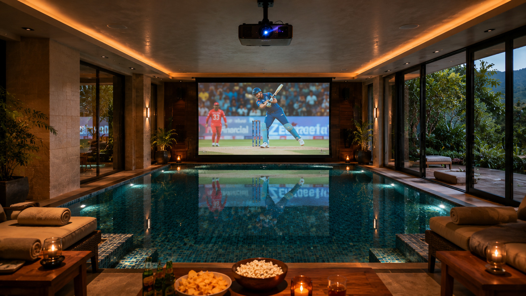 B&W 802 D4 McIntosh Reference HiFi & Indoor Pool Cinema — Karjat, Maharashtra