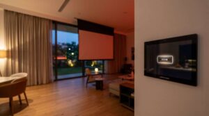 Smart home automation and Crestron control system in a Pune villa by Sound Innovators