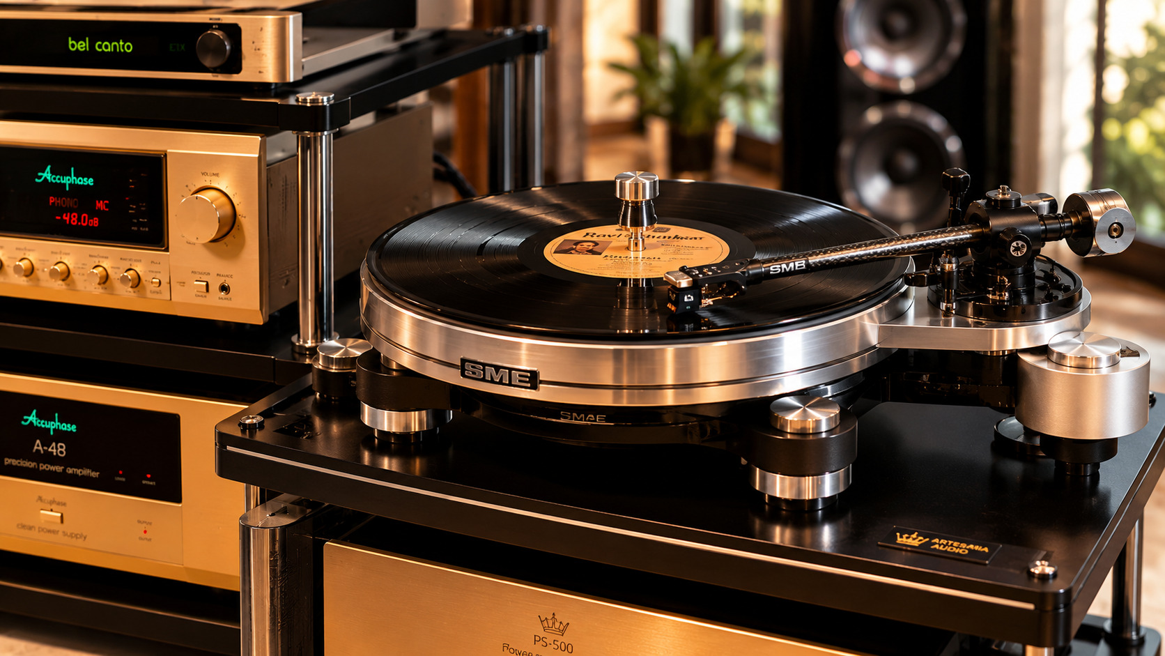 SME Model 6 turntable M2-9R tonearm Artesania rack Pune ultimate HiFi by Sound Innovators