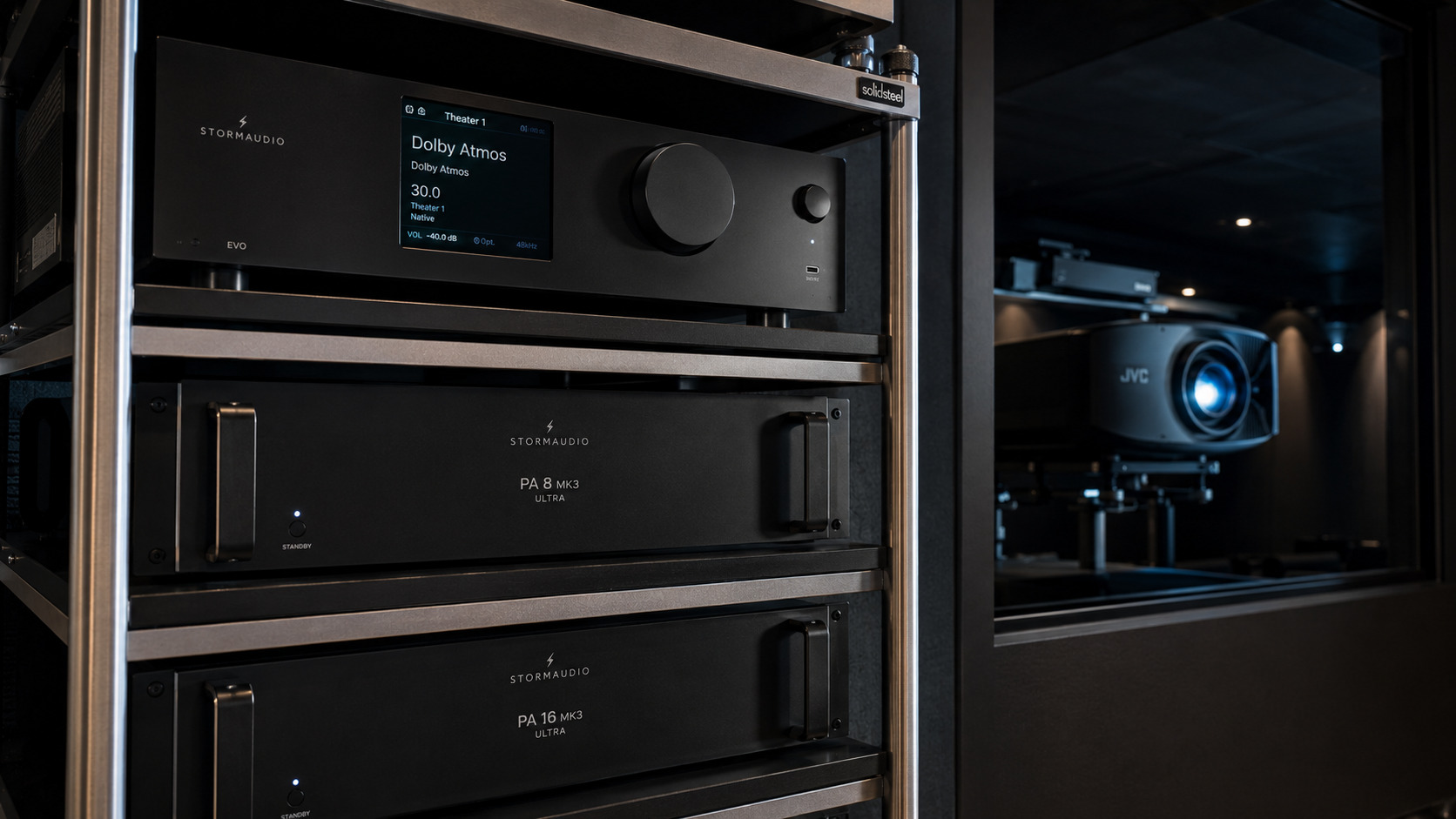 StormAudio EVO PA8 MK3 Ultra reference preview theatre Juhu Mumbai by Sound Innovators