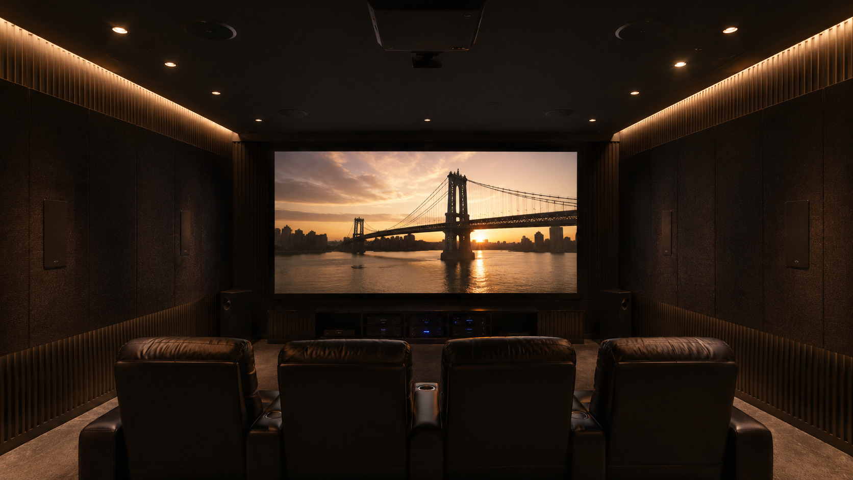 Reference Luxury Penthouse AV, Dolby Atmos Theatre & Home Automation — Juhu, Mumbai
