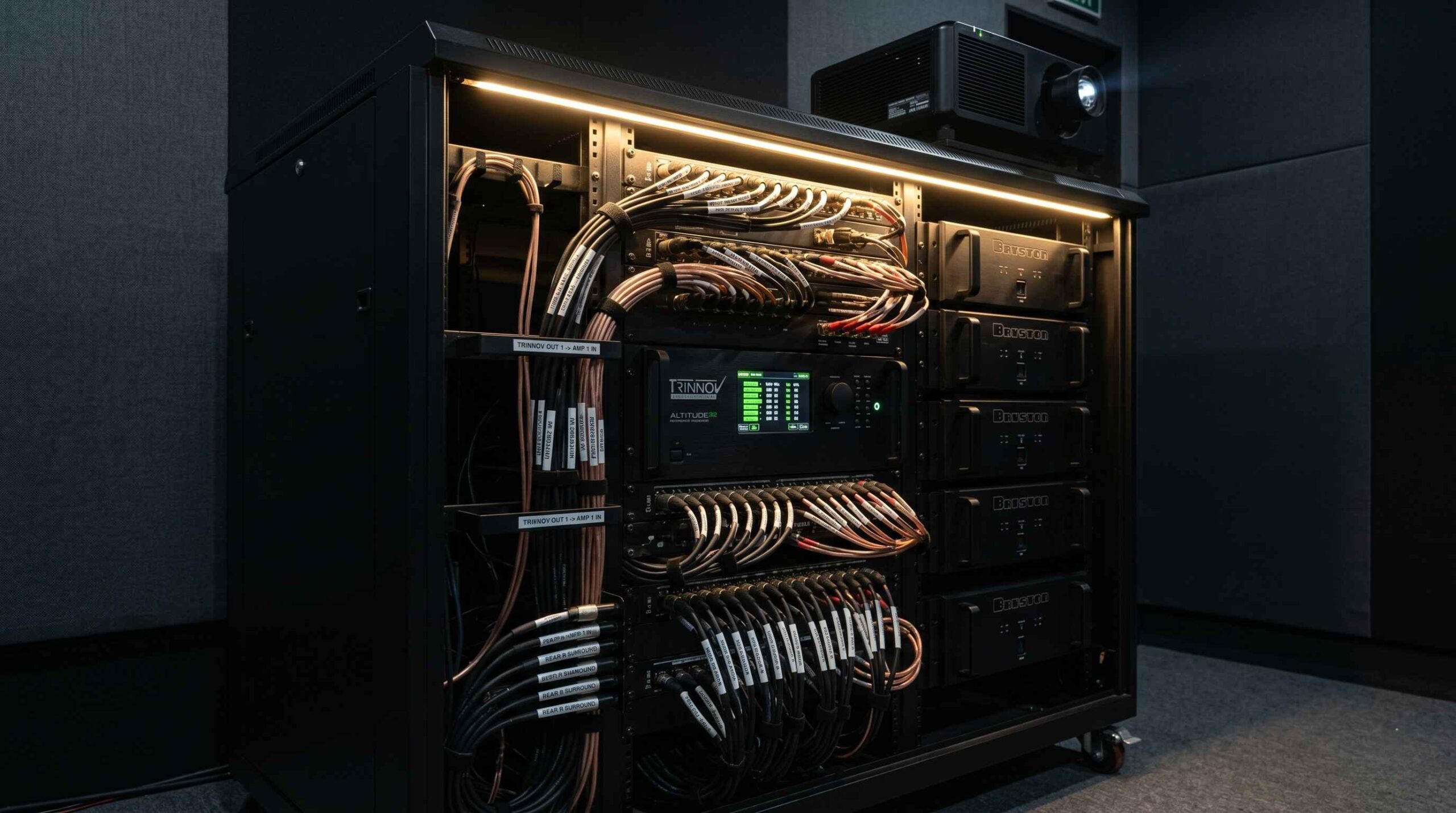Trinnov Altitude32 Bryston amplifiers private cinema Bhatinda Punjab by Sound Innovators