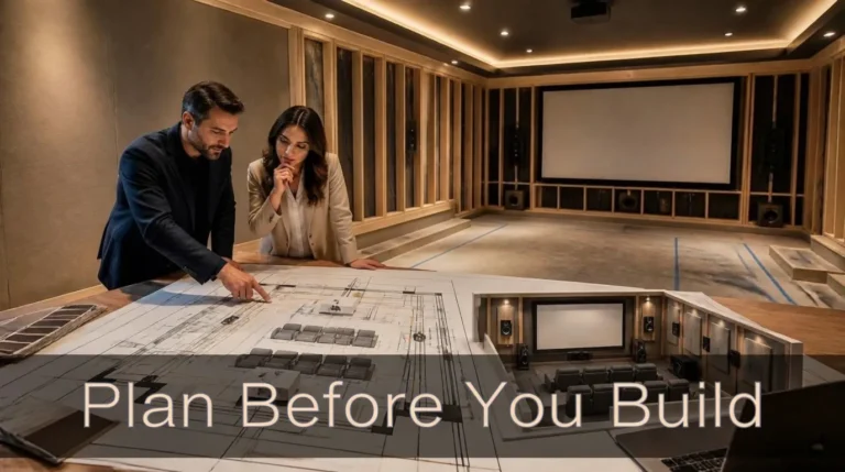 Why Interior Designers Should Involve a Home Theatre Consultant Before Finalizing Room Dimensions