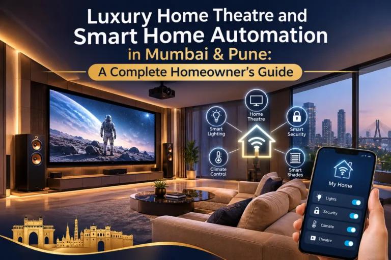 Luxury home theatre and smart home automation in Mumbai and Pune by Sound Innovators