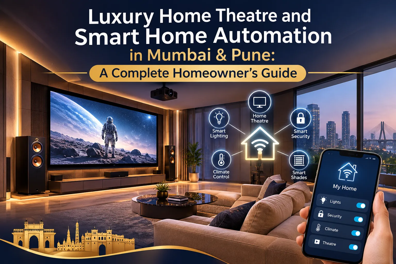 Luxury home theatre and smart home automation in Mumbai and Pune by Sound Innovators